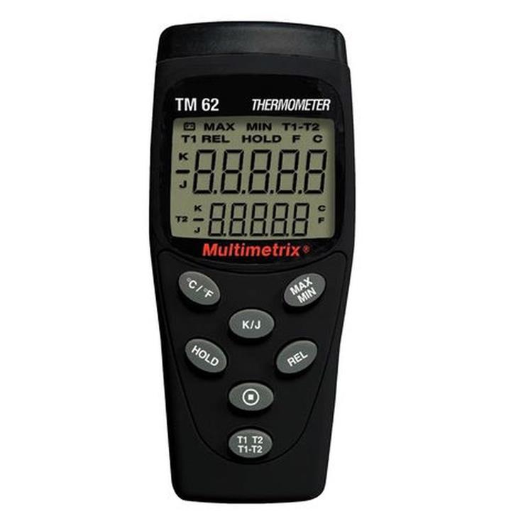 ترمومتر تماسی مولتی‌ متریکس مدل TM62 دو کاناله Multimetrix TM62 double input Contact thermometers